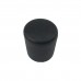 Contera Preto Cônico 16mm. Blister 8 peças.