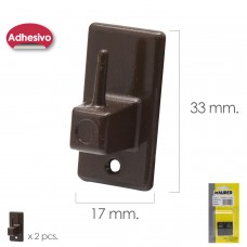 Cortina Sheer Marrom / Cortina Adesiva (Blister de 2 Peças)
