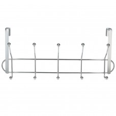 Perchero Metalico Para Puerta 5/10 Ganchos. Terminacion Metalica.