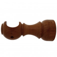 Suporte Madeira Lisa Aberta 28x128 mm. Noz
