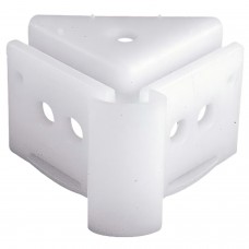 Suporte de canto para trilho P-909 Branco