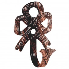 Laço preto / cobre forja arco conjunto 2 peças