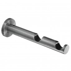 Suporte duplo de zircônio 20 mm. Níquel fosco
