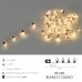 Luces Navidad A Pilas 50 Leds Papa Noel. Luz Calida Uso Interno IP20