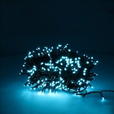 Luces Navidad 300 Leds Color Azul Hielo IP44