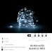 Luces Navidad Microled 40 Leds Color Blanco Frio IP20. A Pilas (2 CR2032 Incluidas)