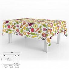 Mantel Hule Rectangular 140 x 250 cm. Frutas Fantasia