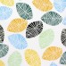 Mantel Hule Rollo 140 cm. x 20 metros. Hojas Colores