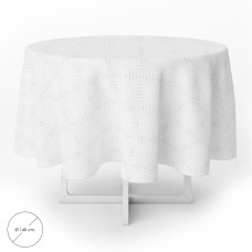 Mantel Hule Muleton Redondo Ø 140 cm. Beige