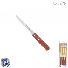 Lâmina de serra multifunções Montana Knife Aço inoxidável 11 cm. Cabo de madeira (Blister 3 peças)