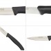 Faca Nuuk Mondador Lâmina Aço inoxidável 9 cm. Preto (Blister 3 Peças)