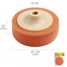Esponja de disco de polimento para retificadora / polidora Ø 125 mm. M14