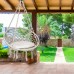Silla / Balancin Colgante En Algodon Beige