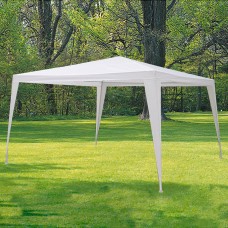 Pérgola destacável branca, 3x3 metros