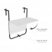 Mesa Plegable Colgante Para Balcones / Terrazas 36x60 cm.