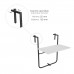 Mesa Plegable Colgante Para Balcones / Terrazas 36x60 cm.