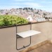 Mesa Plegable Colgante Para Balcones / Terrazas 36x60 cm.