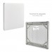 Mesa Plegable Cuadrada 86x86x74 cm. Color Blanco