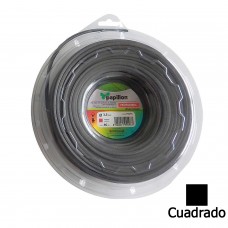 Linha profissional de nylon / alumínio, quadrada de 3,0 mm. (50 metros)