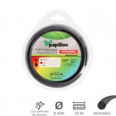 Hilo Nylon / Aluminio Redondo Professional Ø 3,0 mm. Rollo 10 metros