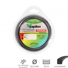 Hilo Nylon / Aluminio Cuadrado Professional Ø 3,5 mm. Rollo 10 metros
