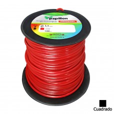 Linha profissional de nylon quadrada Ø 3,5mm (bobina de 100 metros)