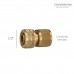 Conector manguera laton 1/2