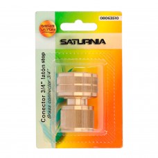 Conector manguera laton 3/4