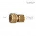 Conector manguera laton 3/4