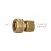 Conector manguera laton 3/4.