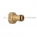 Adaptador Manguera Laton  3/4 hembra