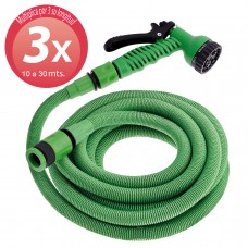Irrigação extensível do estojo compacto da mangueira 10 a 30 medidores com posições da arma 7