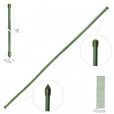 Tutor Varilla Plastico Efecto Bambú Ø 12  - 14 mm. x   180 cm. (Paquete 10 Unidades)