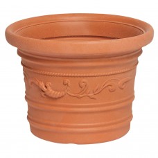 Pote de terracota Resina Redondo Ø 35 cm.