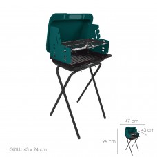 Barbacoa Plegable Cayuse 47x43,5x96cm
