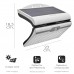 Aplique Solar Led Jardin Blanca Con Sensor de Movimiento y Crepuscular. IP44