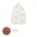 LIJA REC.VELCRO DELTA CON AGU.GR120/10p