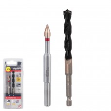 Broca Alpen Porcelanicos Muy Duros Ø 8 mm. Kit 2 brocas