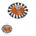 Cepillo Oblicuo Acero Trenzado Ø 100 mm. x 10 mm. Rosca M14 / Alambre de Ø 0,30 mm.