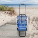 Carretilla Plegable de Carga - Porta Maletas Con Cuerda Elastic 93,5x33x44 cm. Hasta 50 Kg.