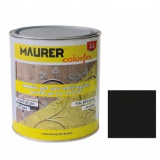 750 ml de esmalte de dióxido. Glitter preto