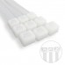 Brida Nylon 100%. Color Natural 7,5 x 450 mm. (Bolsa 100 Unidades)
