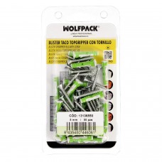 Blister Tacos Topgripper Bimaterial Con Tornillos Ø 5 mm. 50 Piezas