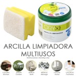 Argila de limpeza multiuso Jar 500 gramas.