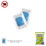 Cebo Raticida Fresco 150 gr, Rat Pasta Blue, Dosis indiduales 15x10 gr