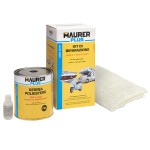 Kit de reparação de resina de poliéster de 750 ml com endurecedor e fibra de vidro