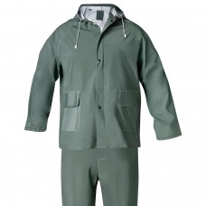 Terno de água impermeável verde Pvc tamanho 6-M