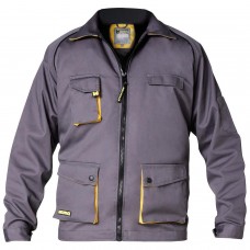 Casaco de Trabalho Cinzento / Amarelo Tamanho 64/66 XXXL