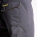 Calças de Trabalho Cinza / Amarelo Tamanho Longo 38/40 S
