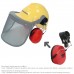 Protector Auditivo De Recambio Para Casco Con Visera, Protector Facial De Rejilla y Protector Auditivo Maurer Modelo 99790